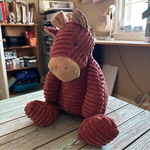 Unipak corduroy Zebra 11” Plush